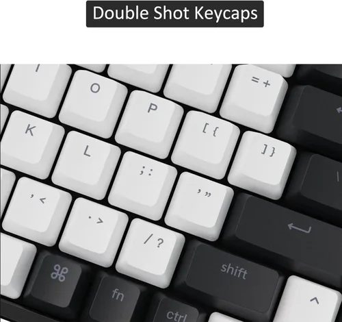 Vista 14 de Keychron Teclado mecánico con cable C2 de 104 teclas de tamaño completo para Mac Windows, interruptor marrón Gateron intercambiable en caliente