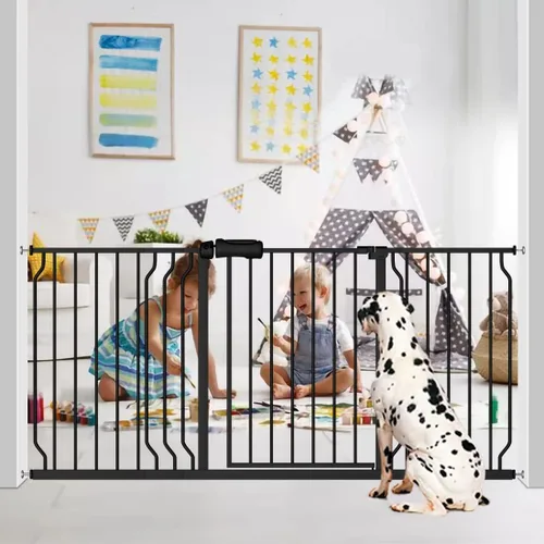 Vista 27 de Fairy Baby Puerta de seguridad para bebés Extensión de 12 cm para puerta de seguridad para bebés con cierre automático Puerta de seguridad