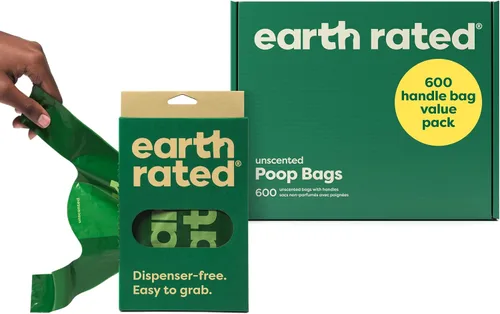Vista 8 de Earth Rated® Bolsas de residuos de perro con asas (no en rollos), lavanda-aromatizado