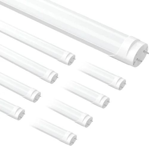 Vista 9 de Bombillas fluorescentes de 48 pulgadas, bombillas LED T8 de 4 pies tipo A+B, 24W 3200LM 3000K blanco cálido, F32T8 o F40T12 LED de 4 pies