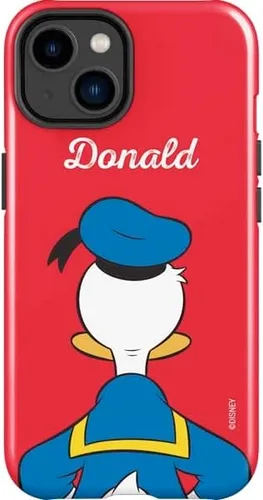 Vista 7 de Skinit Impact - Funda para teléfono compatible con iPhone 14 Plus, diseño oficial de Disney Friends Donald Duck Thinking Negro-DX5