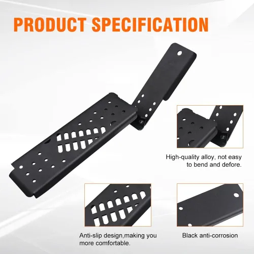 Vista 5 de JL Pedal Muerto, Pedal Muerto Gladiator Lado Izquierdo Reposapiés Compatible con Jeep Wrangler JL/Gladiator JT 2018 2019 2020 2021 2022 2023