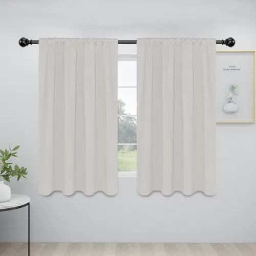 Vista 79 de Easy-Going - Cortinas opacas con bolsillo para varilla para dormitorio, cortinas de ventana para oscurecer la habitación para sala de estar