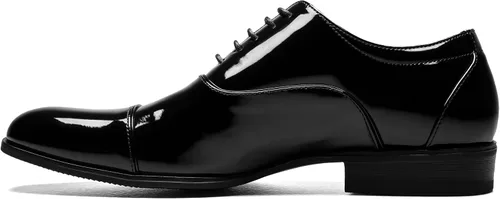 Vista 7 de Stacy Adams Gala Oxford para hombre Charol negro