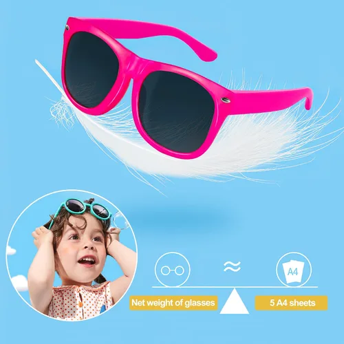 Vista 5 de GINMIC Gafas de sol para niños, regalos de fiesta, paquete de 12 lentes de sol neón para niños, niños y niñas, gran regalo para suministros