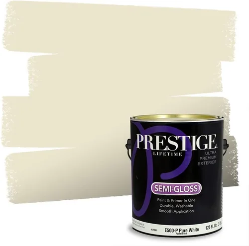 Vista 118 de Pintura 2 en 1, para primera mano y para exterior, de Prestige Paints, E100-P-871BM