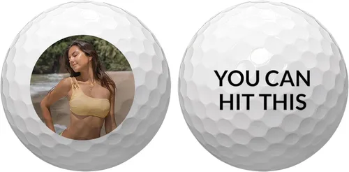 Vista 18 de Pelotas de golf personalizadas de With Love From Julie para hombres - Bolas de golf personalizadas - Regalos personalizados de bolas de golf