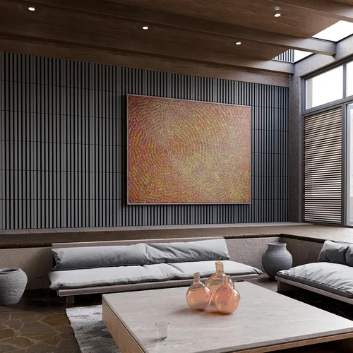 Vista 5 de Geelin 8 piezas paneles de pared de madera 3D autoadhesivos para despegar y pegar, paneles de listones de madera con textura acústica