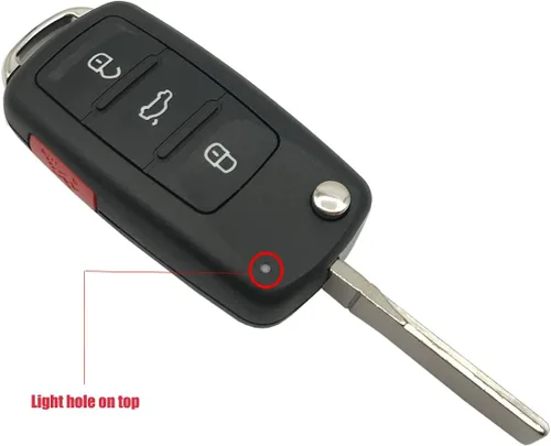 Vista 2 de Horande Funda de repuesto para llavero VW Jetta Passat Golf GTI plegable sin llave