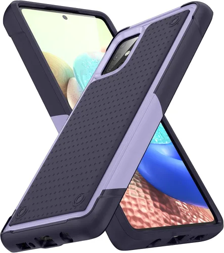 Vista 12 de Funda diseñada para Samsung Galaxy A71 5G, funda 2 en 1 regalo de grado militar, protección contra caídas, cubierta resistente de servicio pesado, a