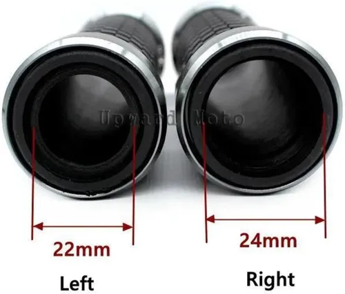 Vista 2 de Motocicleta para Suzuki GIXXER 150 250 155 Sf Gixxer 250F 2020 2021 2022 2023 2024 Agarres de mano para manillar de motocicleta, tapones para 11