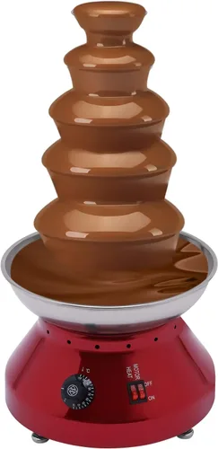 Vista 10 de Máquina eléctrica de fuente de fondue de chocolate de 3 niveles, mini máquina de fuente de chocolate de 40 W, fuente de fondue comercial, fuente
