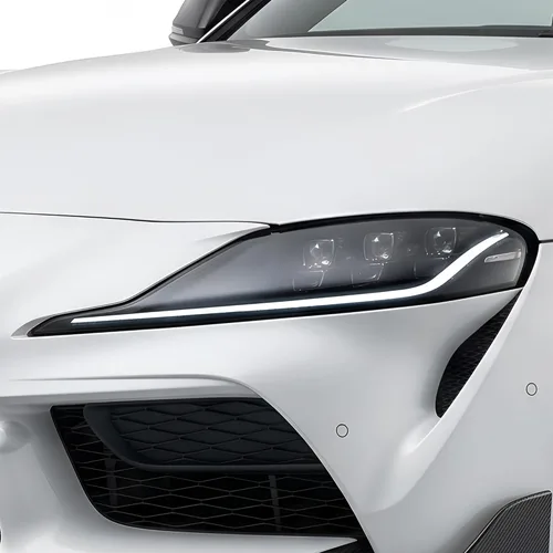Vista 7 de BOGAR TECH DESIGNS Kit de tinte opaco de emblema compatible con Toyota GR Supra 2020-2025, humo oscuro