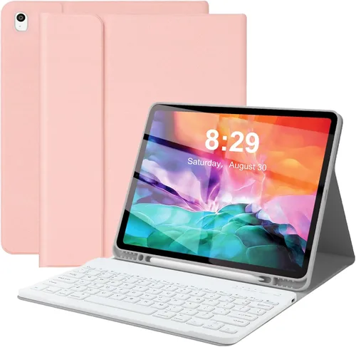 Vista 17 de Funda de teclado para iPad Pro de 12.9 pulgadas (modelo antiguo) 2015 1ª/2017 2ª generación - Teclado Bluetooth inalámbrico recargable, desmontable