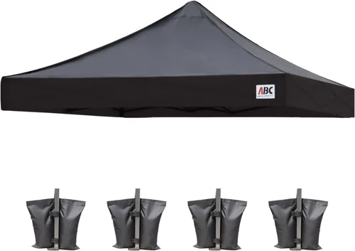 Vista 83 de ABCCANOPY Toldo de repuesto para tienda de campaña desplegable (8 x 8 pies, blanco)