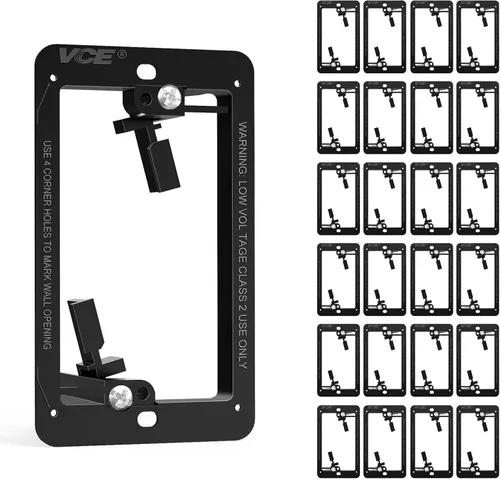Vista 12 de VCE LINK Soporte de montaje de bajo voltaje, caja de bajo voltaje, color Negro