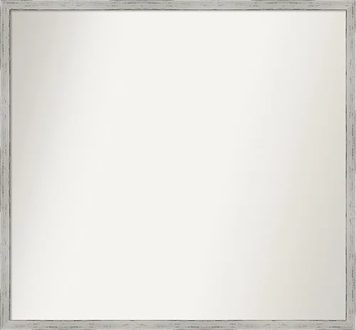 Vista 277 de Amanti Art Espejo de baño blanco para sobre el fregadero, 22 x 45 pulgadas, espejo de tocador rectangular blanco Lucie, marco de madera moderno