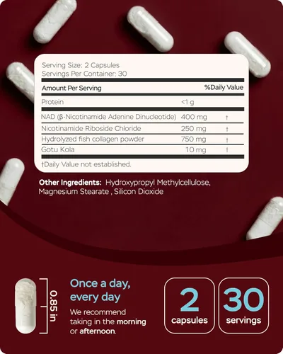 Vista 9 de 4Well Products Resveratrol, 90 Cápsulas + Suplemento NAD Plus, 60 Cápsulas