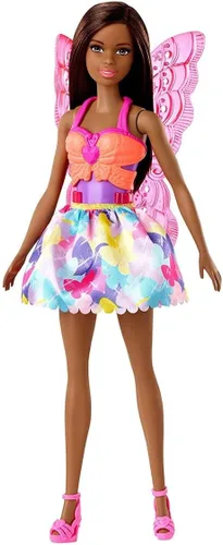 Vista 6 de Barbie Dreamtopia Dress Up Doll Set de regalo, aprox. 12 pulgadas, morena con 3 modas