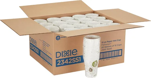 Vista 2 de Dixie Pathways - Vasos calientes de papel, 12 onzas