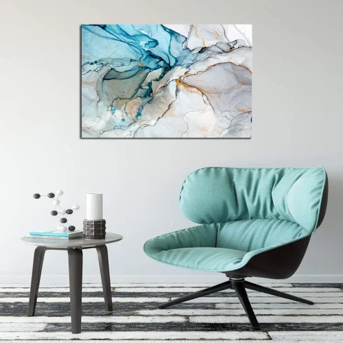 Vista 4 de Lienzo de pintura de arte abstracto para colgar en la pared, ideal para la decoración del hogar, de habitaciones, salas, baños y más