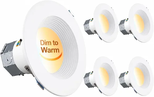 Vista 14 de TORCHSTAR Paquete de 8 luces LED empotrables 5CCT de 6 pulgadas, sin lata 2-Blanco