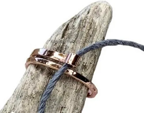 Vista 9 de Kanika Jewelry Trove Anillo de Ganchillo de Gato de Plata de Ley Purr-fectamente Elaborado para Entusiastas del Tejido de Punto