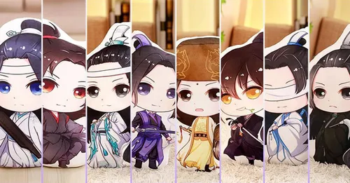 Vista 3 de Anime Mo Dao Zu Shi - Llaveros de peluche para muñecas Pandent Xingchen Xiao