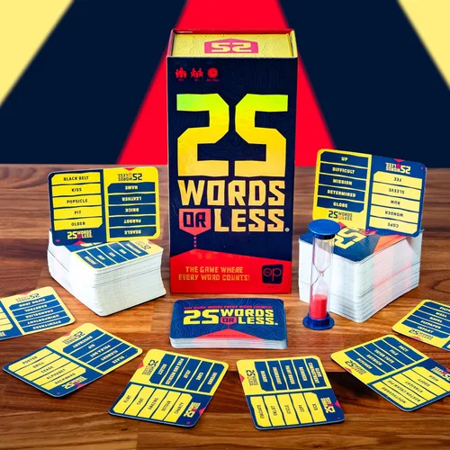 Vista 2 de 25 Words or Less Board Game, Figure Out the Secret Words Before Time Runs Out, 300 Cards, Timer & Countdown Board Included, Fast-Paced Party Game
