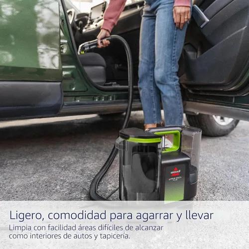 Vista 5 de BISSELL® Little Green® Max Pet Limpiador Profundo Portátil para Alfombras y Tapicería, Detallador para Carro/Auto, con Herramienta Autolimpiante