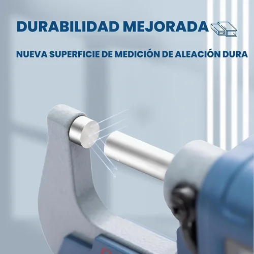 Vista 2 de Dasqua Micrómetro exterior digital de precisión, herramientas de medición para uso en mecanizado e industrial, precisión de 0 a 1 pulgada 0.002 mm