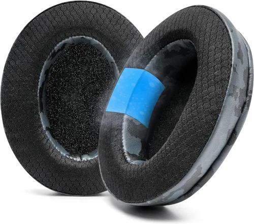 Vista 15 de WC Freeze para Arctis Nova - Almohadillas de gel de refrigeración de tela híbrida de repuesto para Arctis Nova Pro con cable, Nova 7, 5, 4, 3, 1