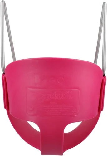 Vista 3 de Swing Set Stuff Inc. Highback - Cubo completo (rosa) - Solo asiento- con adhesivo SSS Logo