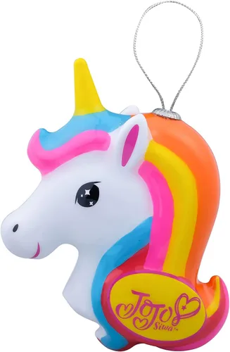 Vista 9 de Ruz JoJo Siwa - Juego de adornos de Navidad de estrella y unicornio, decoración de árbol para interiores y exteriores, paquete de 2