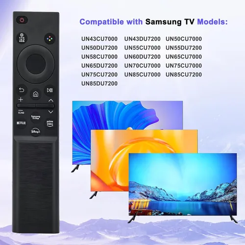 Vista 3 de Paquete de 2 unidades BN59-01388A BN59-01388H TM2240A Reemplazo para Samsung Smart TV Control Remoto, para CU7000/DU7200, Crystal UHD, Marco, QLED