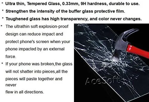 Vista 3 de Protector de pantalla para Huawei Mate 10 Pro: alta definición 9H, antiarañazos, antiburbujas, a prueba de golpes, protector de pantalla de vidrio