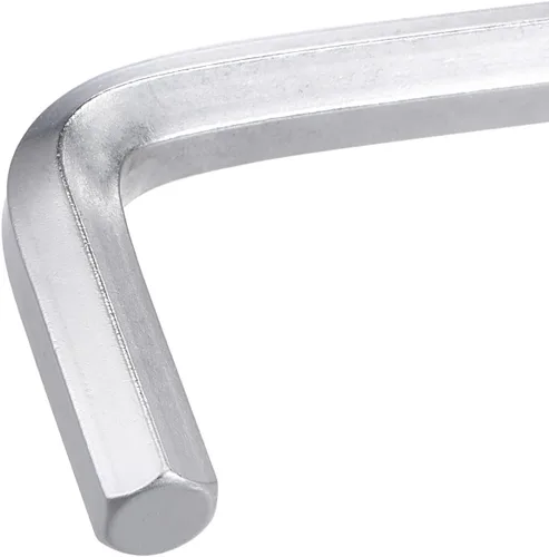 Vista 4 de uxcell Llave hexagonal de 0.472 in, herramienta de reparación CR-V de brazo largo en forma de L con mango de plástico