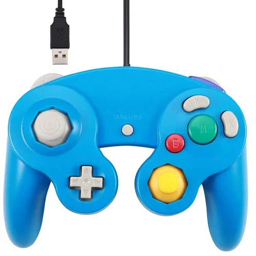 Vista 7 de Arrocent GC Controller, Replacement for Gamecube Controller, Compatible with Wired USB Game Cube Controller/PC Windows 7 8 10 (Black)