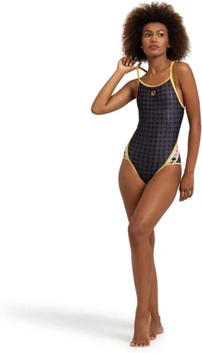 Vista 5 de Arena - Traje de baño estándar para mujer con espalda supervolada