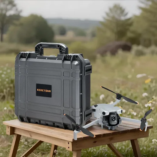 Vista 5 de Funda para DJI Mini 5 Pro Drone - Caja de transporte impermeable para Fly para RC 2/RC-N3
