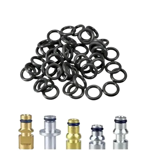 Vista 4 de 18 Sizes Nitrile Rubber Kit Pressure Oil and Water Resistant Round Seal Gasket Universal O Ring Washer Compatible with Car Auto