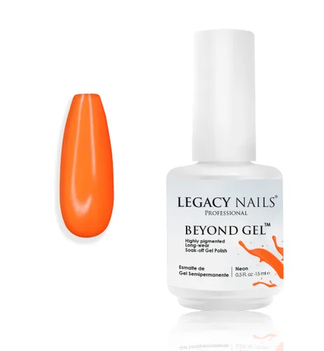 Vista 24 de LEGACY NAILS Professional Beyond Gel Soak-Off Esmalte de uñas – Cobertura completa, altamente pigmentado (BEYOND GEL – ALBA 1/2 oz)
