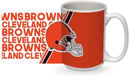 Vista 36 de Rico Industries NFL Football 15 oz White Ceramic Mug