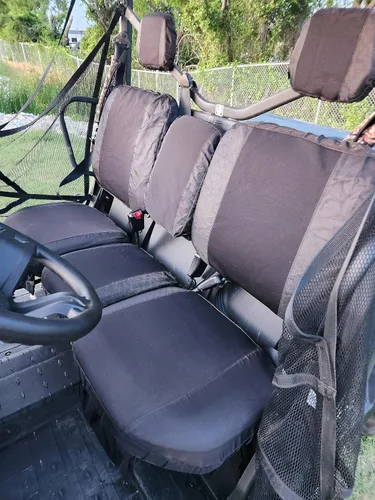 Vista 8 de StarknightMT UTV Defender Funda de asiento – Fundas de asiento impermeables a prueba de polvo compatibles con Can Am Defender DPS MAX 6X6 PRO
