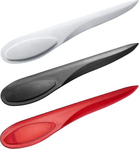 Vista 8 de Outus 3 piezas de herramienta de costura para coser acolchados, prensar costuras y marcar tela, girador de puntos de plástico con borde de costura