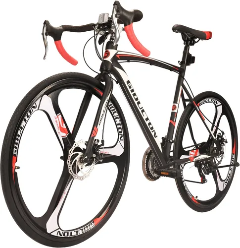 Vista 2 de EUROBIKE Bicicleta de carretera para hombre, YH-XC550 bicicleta de carretera para hombres, bicicleta de marco de 21.3 in, ruedas 700C, bicicletas