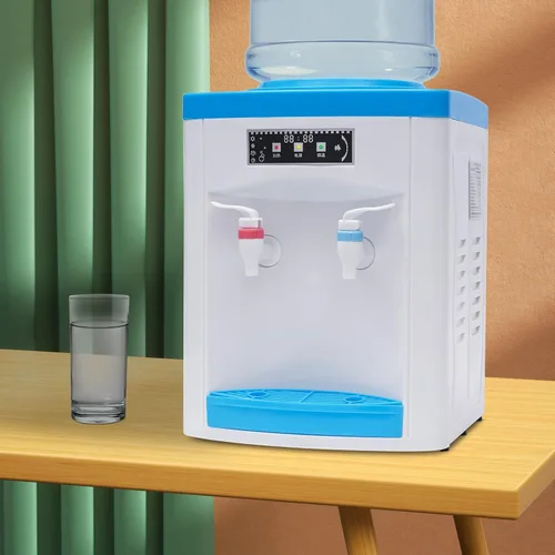Vista 9 de Dispensador de enfriador de agua de encimera de carga superior, dispensador de agua fría caliente y temperatura ambiente para encimera, dispensador