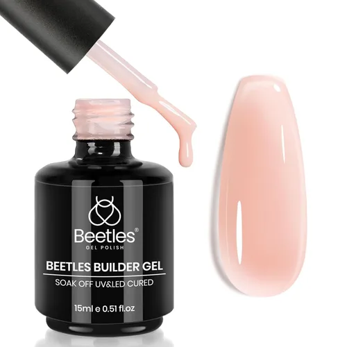 Vista 10 de Beetles - Gel constructor para uñas, 8 en 1, 0.51 onzas líquidas, gel de construcción transparente for Strengthening, Thickening & Building