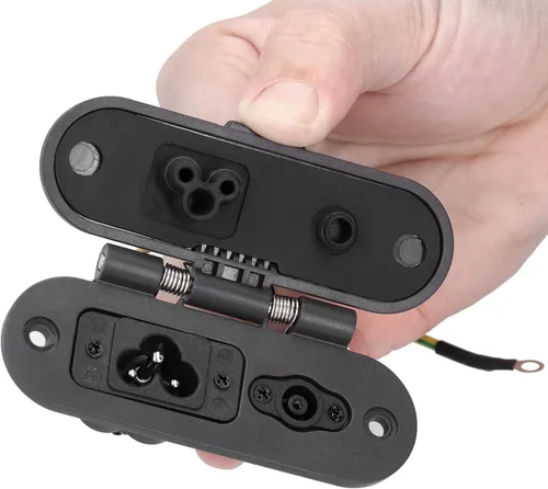Vista 4 de Reemplazo del enchufe de la cubierta, conjunto de puerto de carga de scooter eléctrico, pieza de repuesto compatible con accesorios Ninebot 9 MAX G30