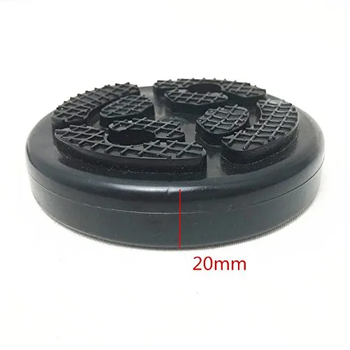 Vista 5 de 4 unids/lote Balck Color Lift Pad Redondo Almohadillas de goma pesada para coche Camión Ascensor Accesorios